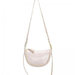 Crossbody bag with pyramid studs