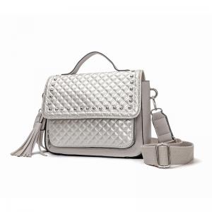 Handbag with tassel pendant